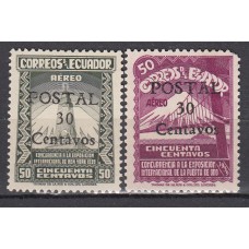 Ecuador Correo 1944 Yvert 429/30 ** Mnh