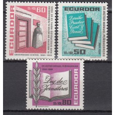 Ecuador Correo 1968 Yvert 795/97 ** Mnh