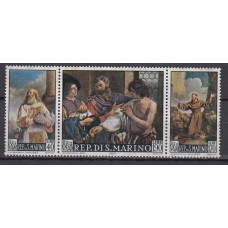 San Marino Correo 1967 Yvert 694/96 ** Mnh  Pintura