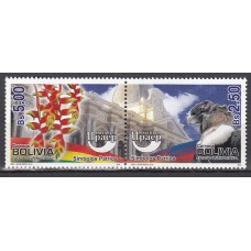Bolivia Correo 2010 Yvert 1399/1400 ** Mnh Upaep