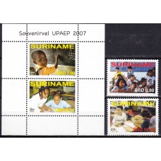 Suriname 2007 Upaep Yvert 1923/24+ Hoja 106 ** Mnh