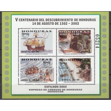 Honduras 2002 Upaep Yvert Hoja 68 ** Mnh