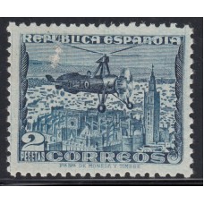 España Variedades 1938 Edifil 769p ** Mnh Papel azulado
