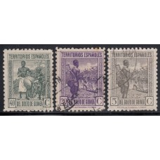 Guinea Correo 1941 Edifil 264/6 usado