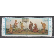 Venezuela Correo 1986 Yvert 1259/60 ** Mnh Navidad