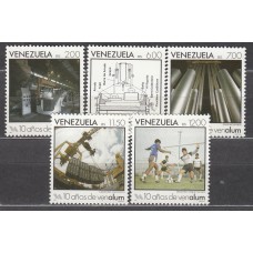 Venezuela Correo 1988 Yvert 1388/92 ** Mnh