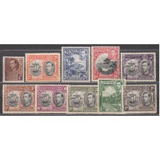 Grenada Correo 1949 Yvert 123/32 (*) Mng  Barcos