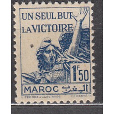 Marruecos Frances Correo 1943 Yvert 223 ** Mnh