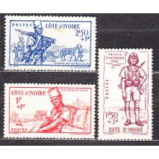 Costa de Marfil Correo Yvert 162/64 ** Mnh