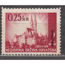 Croacia Correo 1942 Yvert 58 * Mh