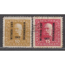 Bosnia Correo 1917 Yvert 115/16 usado