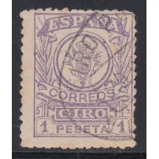 España Giro Postal Edifil 5 usado