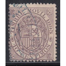 España Fiscales Postales 1882 Edifil 15 usado