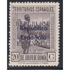 Guinea Sueltos 1933 Edifil 243J ** Mnh