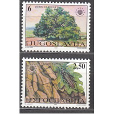 Yugoslavia Correo 1997 Yvert 2683/84 ** Mnh Protección de la Naturaleza - Flora
