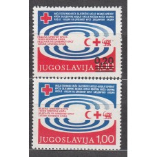 Yugoslavia Beneficencia Yvert 71/72 ** Mnh Cruz Roja