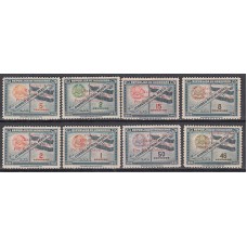 Honduras - Aereo 1939 Yvert 94/101 * Mh