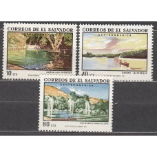 Salvador Correo 1970 Yvert 749/51 * Mh Turismo