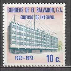 Salvador Correo 1974 Yvert 794 ** Mnh Interpol