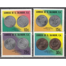 Salvador Correo 1974 Yvert 795/98 ** Mnh Numismatica