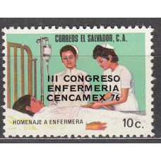 Salvador Correo 1976 Yvert 819 ** Mnh Medicina