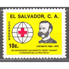 Salvador Correo 1978 Yvert 846 ** Mnh Cruz Roja