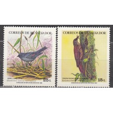 Salvador Correo 1984 Yvert 951/52 ** Mnh Fauna - Aves