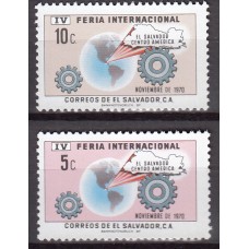 Salvador Aereo Yvert 273/74 ** Mnh