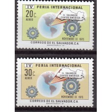 Salvador Aereo Yvert 271/72 ** Mnh