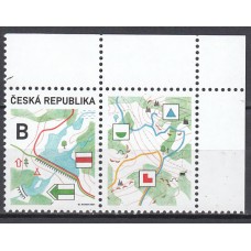 Chequia - Correo 2021 Yvert 983 ** Mnh  Mapas