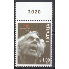 Letonia Correo 2020 Yvert 1090 ** Mnh Personaje