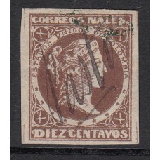 Colombia Correo 1876-80 Yvert 55 usado Libertad