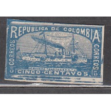 Colombia Correo 1903 Yvert 155 (*) Mng Barco