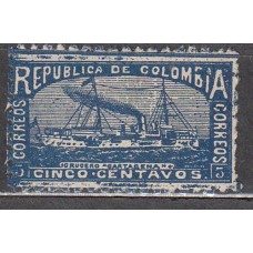 Colombia Correo 1903 Yvert 155B * Mh Barco