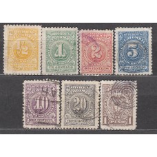 Colombia Correo 1904 Yvert 175/81 usado