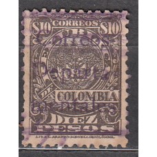 Colombia Correo 1909 Yvert 200 usado