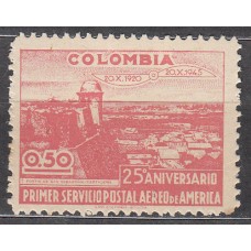 Colombia Aereo 1945 Yvert 154 ** Mnh