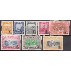 Colombia Aereo 1951 Yvert 215/22 * Mh