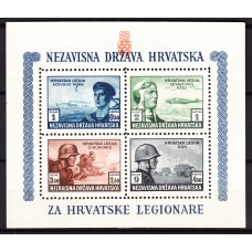 Croacia Hojas Yvert 4 ** Mnh