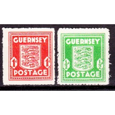 Islas Anglo-normandas Guernsey - Ocup. Alemana 1/ 2 ** Mnh