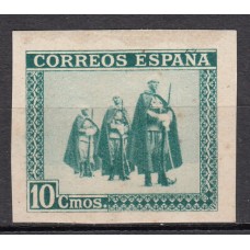 España Sueltos 1938 Edifil 850H SH * Mh