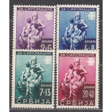 Serbia Ocupacion Alemana Correo Yvert 64/67 ** Mnh