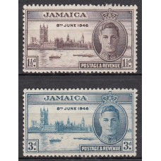 Jamaica - Correo Yvert 143/4 ** Mnh