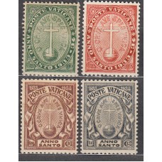 Vaticano Correo 1933 Yvert 40/43 ** Mnh Año Santo