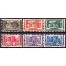 Vaticano Correo 1938 Yvert 80/85 * Mh Arqueologia