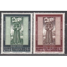 Vaticano Correo 1956 Yvert 232/33 ** Mnh San Juan Capestrano