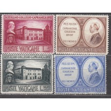 Vaticano Correo 1957 Yvert 241/44 ** Mnh