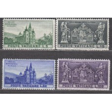 Vaticano Correo 1957 Yvert 247/250 ** Mnh Basilica Austriaca de Mariazell