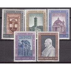 Vaticano Correo 1961 Yvert 335/40 ** Mnh Aniversario de Juan XXIII