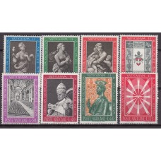 Vaticano Correo 1962 Yvert 363/370 ** Mnh